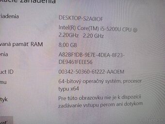 predám ntb Toshiba tecra / Intel core i5 / 8gb ram / ssd - 7