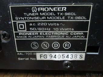 PIONEER TX-960L tuner - 7