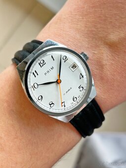 Československé mechanické vintage retro hodinky PRIM Breguet - 7