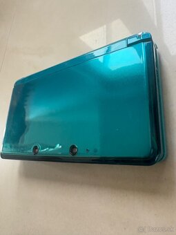 Nintendo 3DS Aqua Blue + 2 Hry - 7
