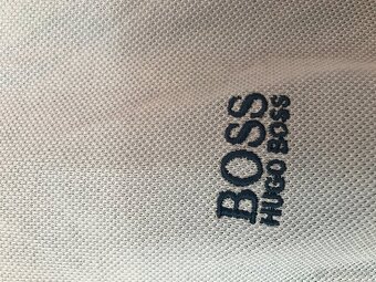 HUGO BOSS originál azurove pánske polotricko L/XL - 7
