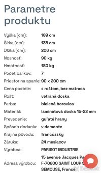 Poschodová posteľ so stolom a skriňou Higher - 7