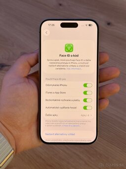 iPhone 15 Pro 256GB – Natural Titanium, top stav - 7