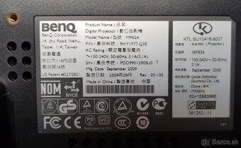 Projektor Benq MP624 s HDMI - 7