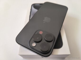 apple iphone 15 PRO 128gb Black Titanium / Batéria 88% - 7