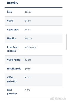 Rozkladacia rohová sedacia súprava - 7