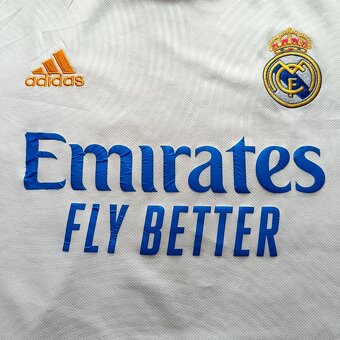 Real Madrid CF 2021-2022 domáci futbalový dres biely L - 7