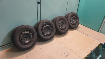 Škoda,VW,SEAT, 185/60 R14 - zimné pneu na diskoch 5x100 - 7