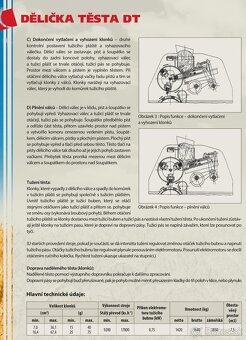 DĚLIČKA TĚSTA MULTIMAT DT6 - 7