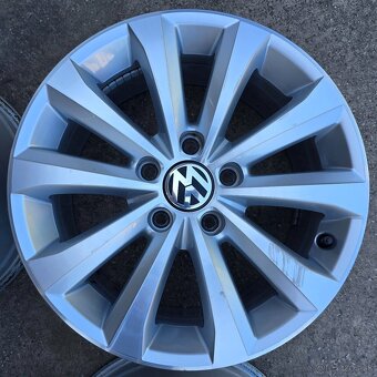 ORIGINÁL VW HLINÍKOVÉ DISKY 5x112 R16 - 7