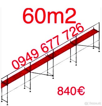 Predám stavebné lešenie , fasadné lešenie Plettac - 7