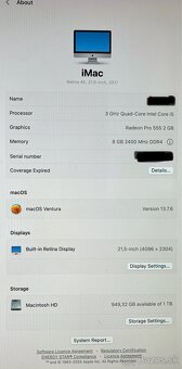 Apple iMac 21.5" Retina 4K 2017 s príslušenstvom - 7