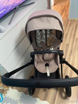Cybex priam 4.0 matt black + poťah cozy beige - 7