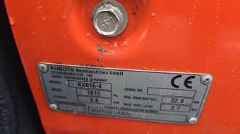 Prodám minibagr Kubota KX 16 - 7