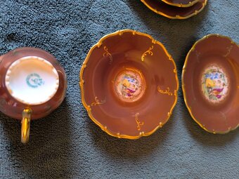 tri grácie, čajové + kávové - 7