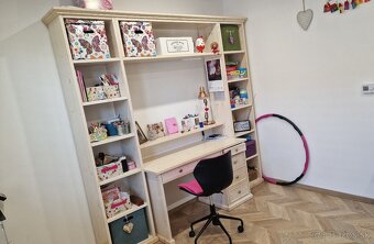Zostava knižnica s pracovným stolom - 7