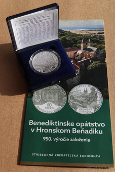 PREDAJ - PROOF strieborné zberateľské euro mince - 7