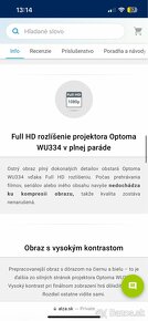 Data projektor Optoma WU334 - 7
