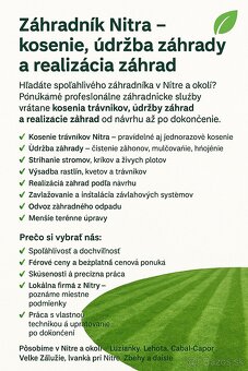 Realizácie a údržby záhrad - 7