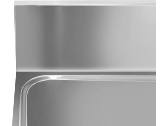 Nerezový jednodřez s odkapávací plochou - 7