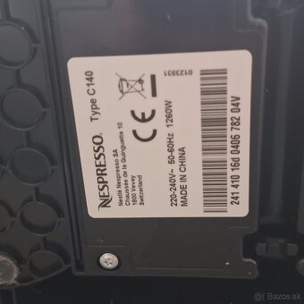 Kávovar NESPRESSO  C 140 na kapsule - 7
