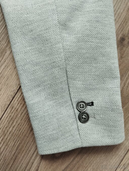 Sivé pánske sako Reserved – veľkosť L (Slim Fit) - 7
