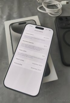 iPhone 15 PRO 128GB White Titanium - 7