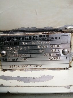 Elektromotor MEZ Mohelnice 2,2kw 2865 ot /min 400V - 7