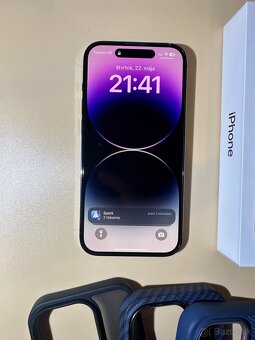 iPhone 14 Pro 128 GB Deep Purple + kábel, krabička - 7