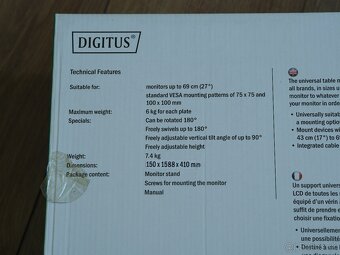 Stojan na 3 monitory Digitus DA-90363 - 7