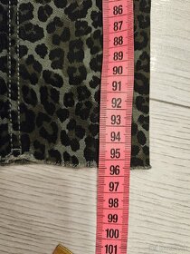 Dievčenské zelené tigrovane rifle, vel. 164 - 7