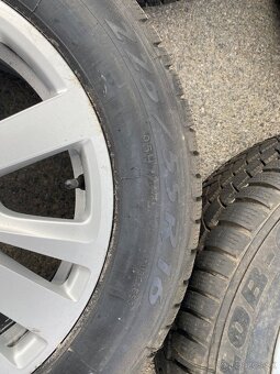 Predám elektrony a zimné gumy 225/55R16 na Audi A6 16-tky - 7