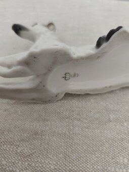Sitzendorf chrt pes porcelánová soška - 7