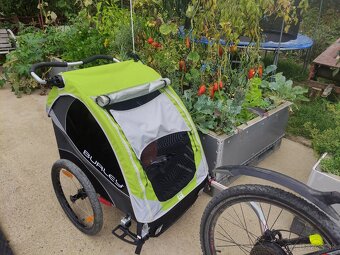 Predám detský zelený cyklovozík BURLEY D'LITE - 7