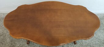 Konferenční stolek, neobaroko, nábytek z masívu - 7