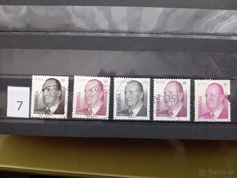 Poštové známky č.468 - ŠPANIELSKO - 15 sérií - 7