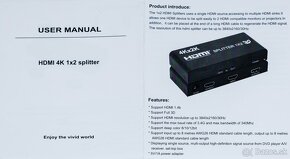 4K HDMI Rozbočovač/Splitter PremiumCord - 7