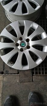 Predám alu disky 5x112 R17 škoda - 7