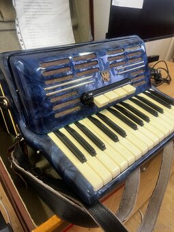 🎶 Predám Akordeón Accord - Krásny Modrý Dizajn 🎶 - 7