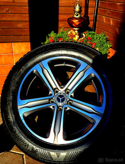 alu R18 5x112 bicolor, orig. Mercedes GLC, zimné pneu 235/60 - 7