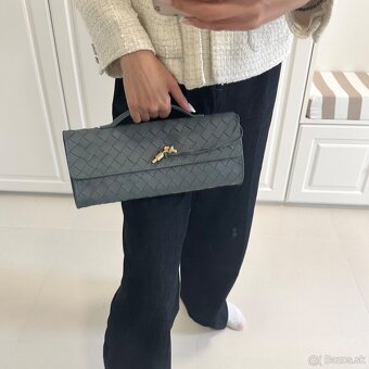 Kožená talianska kabelka do ruky - 7