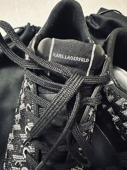 Krásne kožené topánky s kamienkami Karl Lagerfeld originál - 7