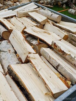 Štiepané palivové drevo breza - 7