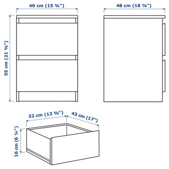 Postel Ikea Malm 140x200cm - 7