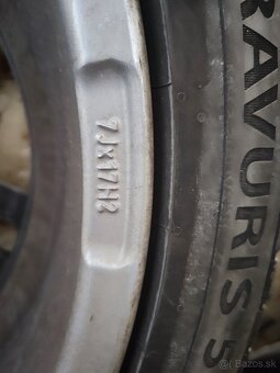 Predám zanovne disky+pneu r17 - 7