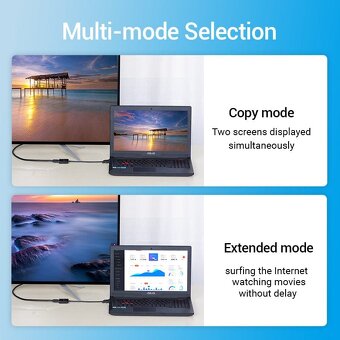 VENTION adaptér Mini DP / Thundebolt - HDMI, 4K, NOVÝ - 7