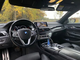 Vymením BMW 740d x-drive g11 m-paket black on black - 7