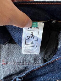 Oxford Pánske rifle Slim 2 Years Aged Modré 32 (D) - 7