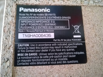 reproduktory Panasonic -komplet - 7