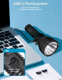 Výkonné Baterky ASTROLUX FT03/FT03 PRO dosah až 875m/1280m - 7